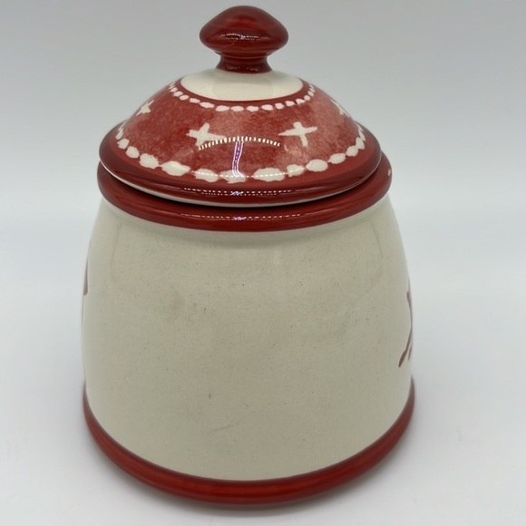 DANSK Nordic Reindeer Lidded Sugar Bowl - Picture 2 of 7